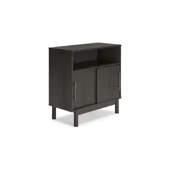 Walmart Signature Design by Ashley Contemporary Brymont Accent Cabinet Dark Gray offer