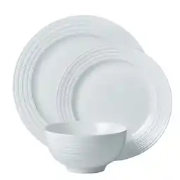 Walmart Better Homes & Gardens Anniston 12-Piece Porcelain Round-Shaped Dinnerware Set offer