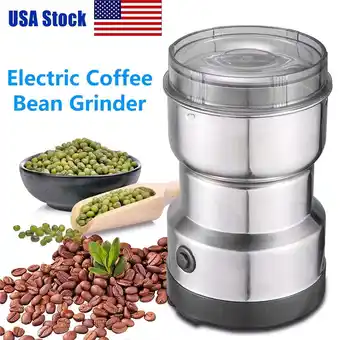 Walmart JahyShow Electric Coffee Bean Grinder Nut Seed Herb Grind Spice Crusher Mill Blender US offer