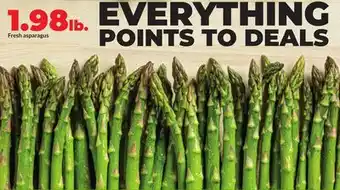 Hy-Vee Fresh asparagus offer