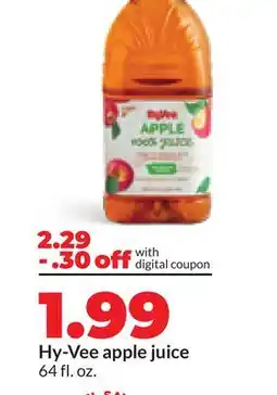 Hy-Vee Hy-Vee apple juice offer