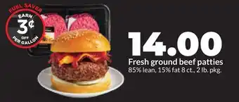 Hy-Vee Fresh ground beef patties offer