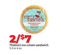 Hy-Vee Thelma's ice cream sandwich offer