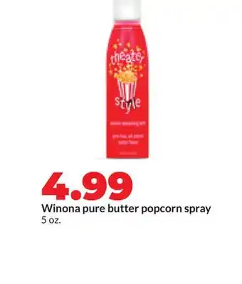 Hy-Vee Winona pure butter popcorn spray offer