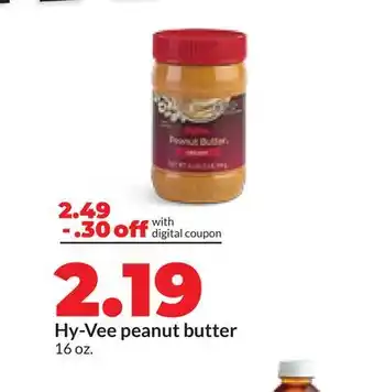 Hy-Vee Hy-Vee peanut butter offer