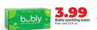 Hy-Vee Bubly sparkling water offer