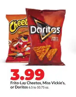 Hy-Vee Frito-Lay Cheetos, Miss Vickie's, or Doritos offer