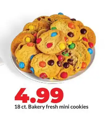 Hy-Vee 18 ct. Bakery fresh mini cookies offer