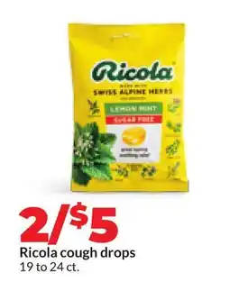 Hy-Vee Ricola cough drops offer