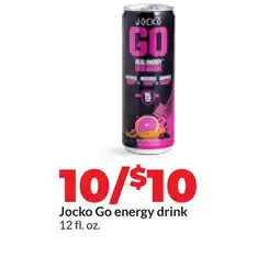 Hy-Vee Jocko Go energy drink offer