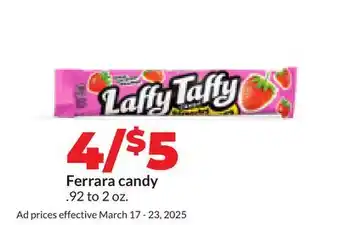 Hy-Vee Ferrara candy offer