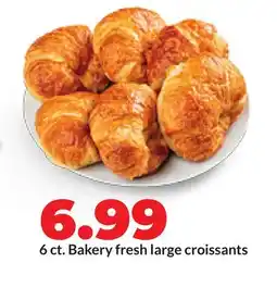 Hy-Vee 6 ct. Bakery fresh large croissants offer