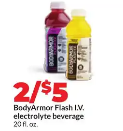 Hy-Vee BodyArmor Flash I. V. electrolyte beverage offer