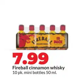 Hy-Vee Fireball cinnamon whisky offer