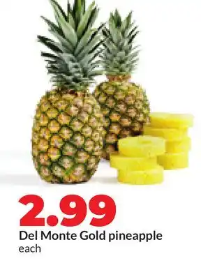 Hy-Vee Del Monte Gold pineapple offer