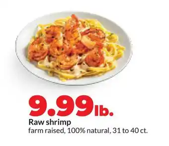 Hy-Vee Farm raised Raw shrimp offer