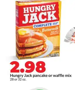 Hy-Vee Hungry Jack pancake or waffle mix offer