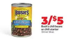 Hy-Vee Bush's chili beans or chili starter offer