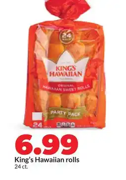 Hy-Vee King's Hawaiian rolls offer