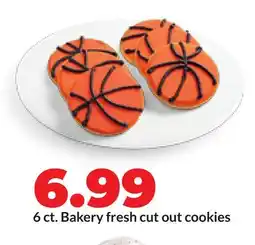 Hy-Vee 6 ct. Bakery fresh cut out cookies offer