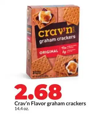 Hy-Vee Crav'n Flavor graham crackers offer