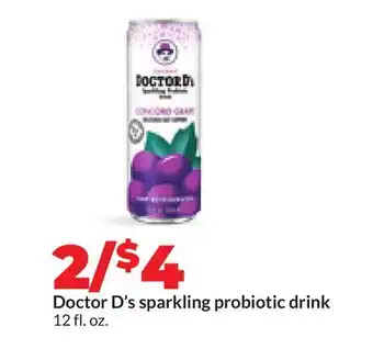 Hy-Vee Doctor D's sparkling probiotic drink offer