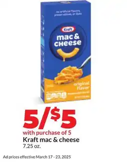 Hy-Vee Kraft mac & cheese offer