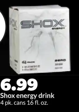 Hy-Vee Shox energy drink offer