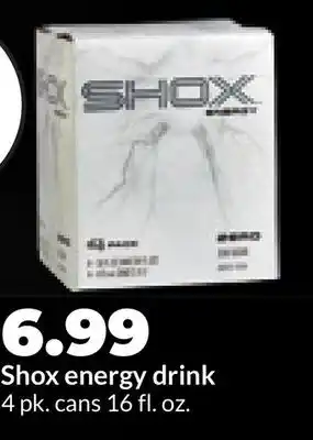 Hy-Vee Shox energy drink offer