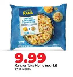 Hy-Vee Rana or Take Home meal kit offer