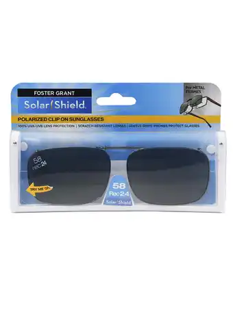 Walmart Solar Shield Dioptics Unisex Rectangle Fashion Sunglasses Gunmetal offer