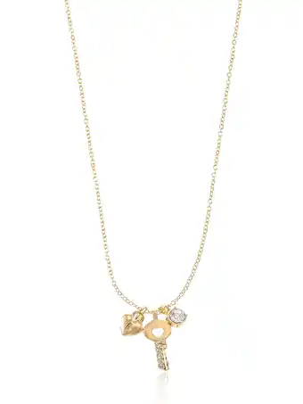 Walmart Way to Celebrate Valentine's Day Heart Charms Necklace, 1 Piece offer