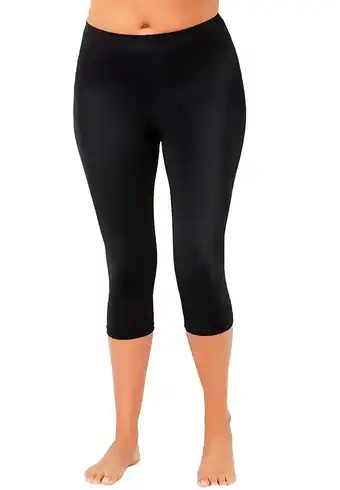 Walmart Swimsuits for All Women's Plus Size Chlorine Resistant Swim Capri offer