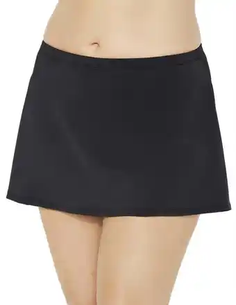 Walmart Swimsuits for All Women's Plus Size Chlorine Resistant A-Line Swim Skirt offer