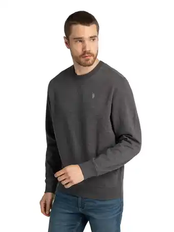 Walmart U.S. Polo Assn. Men's Crewneck Fleece Sweatshirt offer