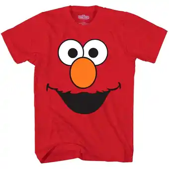 Walmart Sesame Street Elmo Face Adult T-Shirt offer