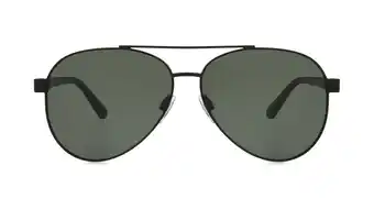 Walmart Foster Grant Men's Premium Polarized Aviator Fashion Sunglasses, Black offer