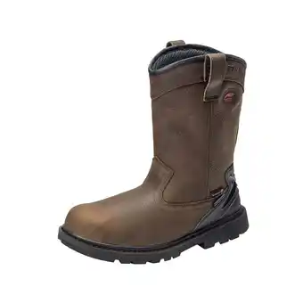 Walmart Avenger Work Boot Mens Hammer Waterproof Wellington Pull On Brown 7676 offer