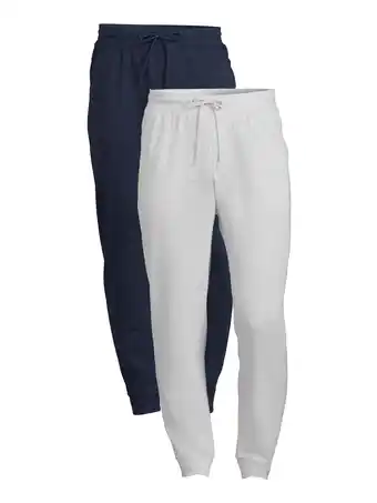 Walmart Athletic Works Men's and Big Men's Knit Joggers, 2-Pack, Sizes S-5XL offer