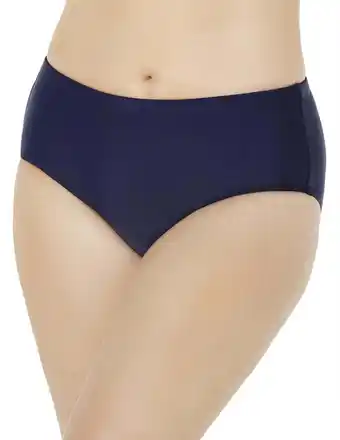 Walmart Swimsuits for All Women's Plus Size Chlorine Resistant Full Coverage Brief offer