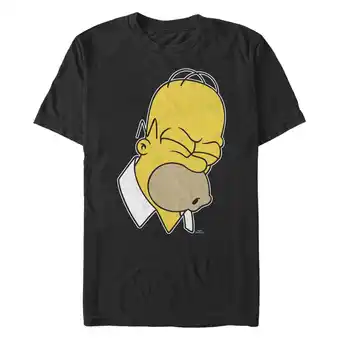 Walmart Men's The Simpsons Doh Homer Graphic Tee Black Large offer