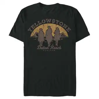 Walmart Men's Yellowstone Riders Of Dutton Ranch Silhouette Graphic T-Shirt offer