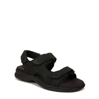 Walmart Dr. Scholl's Mens Granger Ankle Strap Sandal Black 10 M offer