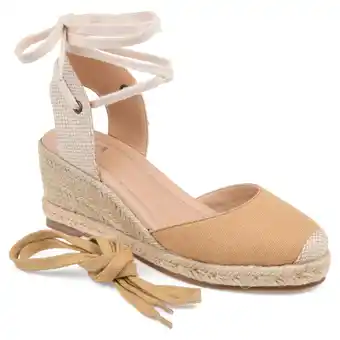 Walmart Journee Womens Monte Tru Comfort Foam Wedge Heel Espadrille Sandals offer