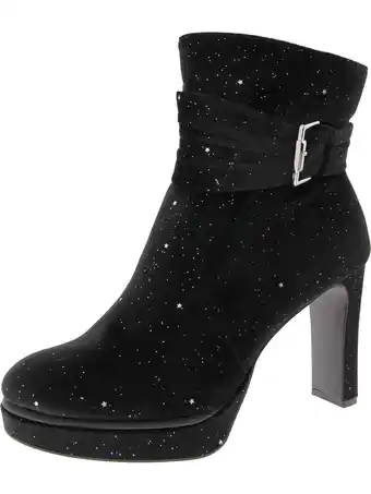 Walmart Impo Womens Velvet Platform Ankle Boots offer