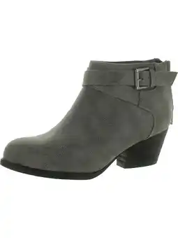 Walmart Bella Vita Womens Uttara Faux Suede Ankle Booties offer