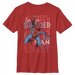 Walmart Boy's Marvel Amazing Spider-Man Jump Graphic Tee Red X Small offer