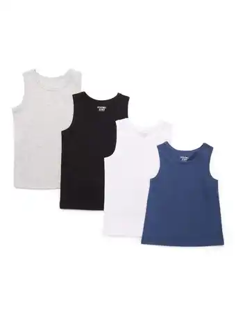 Walmart Garanimals Toddler Boy Dotcom Exclusive Tanks Multipack, 4-Pack, Sizes 18M-5T offer