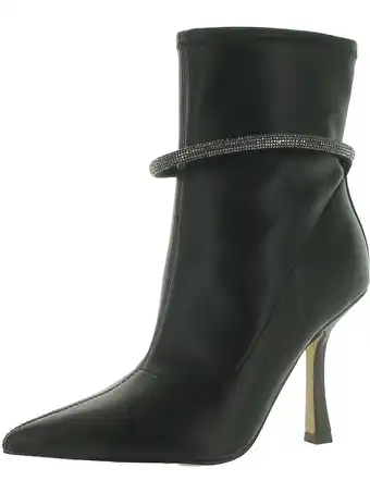 Walmart Nine West Womens Faux Leather Laceless Ankle Boots offer