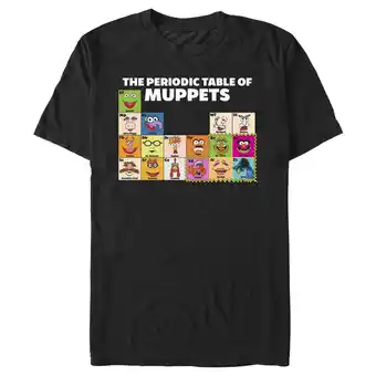 Walmart Men's The Muppets Periodic Table Graphic Tee Black Medium offer